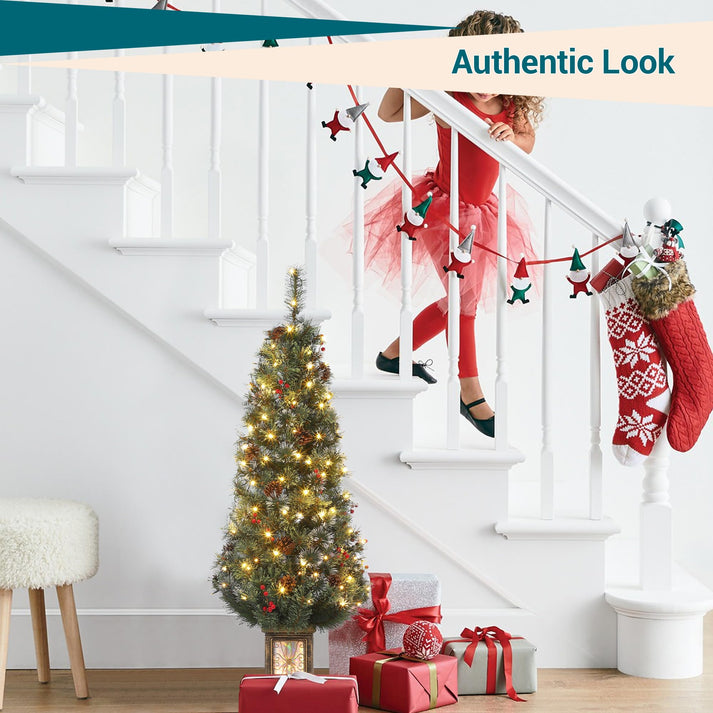 Árbol de Navidad ideal para espacios pequeños