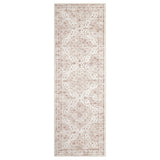 Garvee Alfombra Plegable y Lavable 350g, Imitación Cachemira Estilo Boho, Beige Verde Rosa, Varios Tamaños, para Sala y Pasillo - Rosa