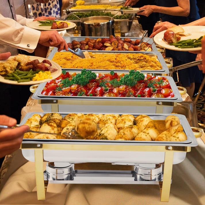 Calentador buffet control temperatura dual agua caliente hielo acero inoxidable mantener comida temperatura ideal