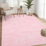 Garvee Alfombra Lavable Antideslizante Para Sala Y Dormitorio, Oficina En Casa, 160x230 cm Rosa - Rosa