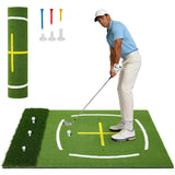 Garvee Alfombrilla de Práctica de Golf de 152x122 cm con Base de EVA de 45 mm para Interior