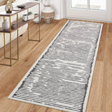 Garvee Teppich 80x150cm Alfombra Lavable Antideslizante Suave Gris Claro Para Dormitorio Sala Cocina Pasillo - Gris Claro
