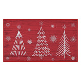 Garvee Alfombrilla De Bienvenida Antideslizante Para Navidad, Felpudo Decorativo, Interior Y Exterior, 40x60, Rojo - Libro Rojo