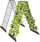 Garvee Soportes Para Pepino Ajustables Metal Marco En A Para Jardín Huerto Altura Regulable