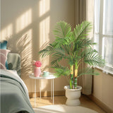 Garvee Árbol Artificial Palma Golden Cane 122cm, Realista, Ajustable, PVC y PE, Base Estable, Interior y Exterior - 2Pcs