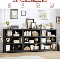 Garvee Estantería De Almacenamiento Ajustable Para Hogar Y Oficina, Diseño Clásico, Madera/MDF, Resistente, Color Natural