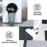 Garvee Teppich Extra Grande Moderno Geométrico Lavable Antideslizante 200x290cm Suave Duradero para Salón y Dormitorio - 