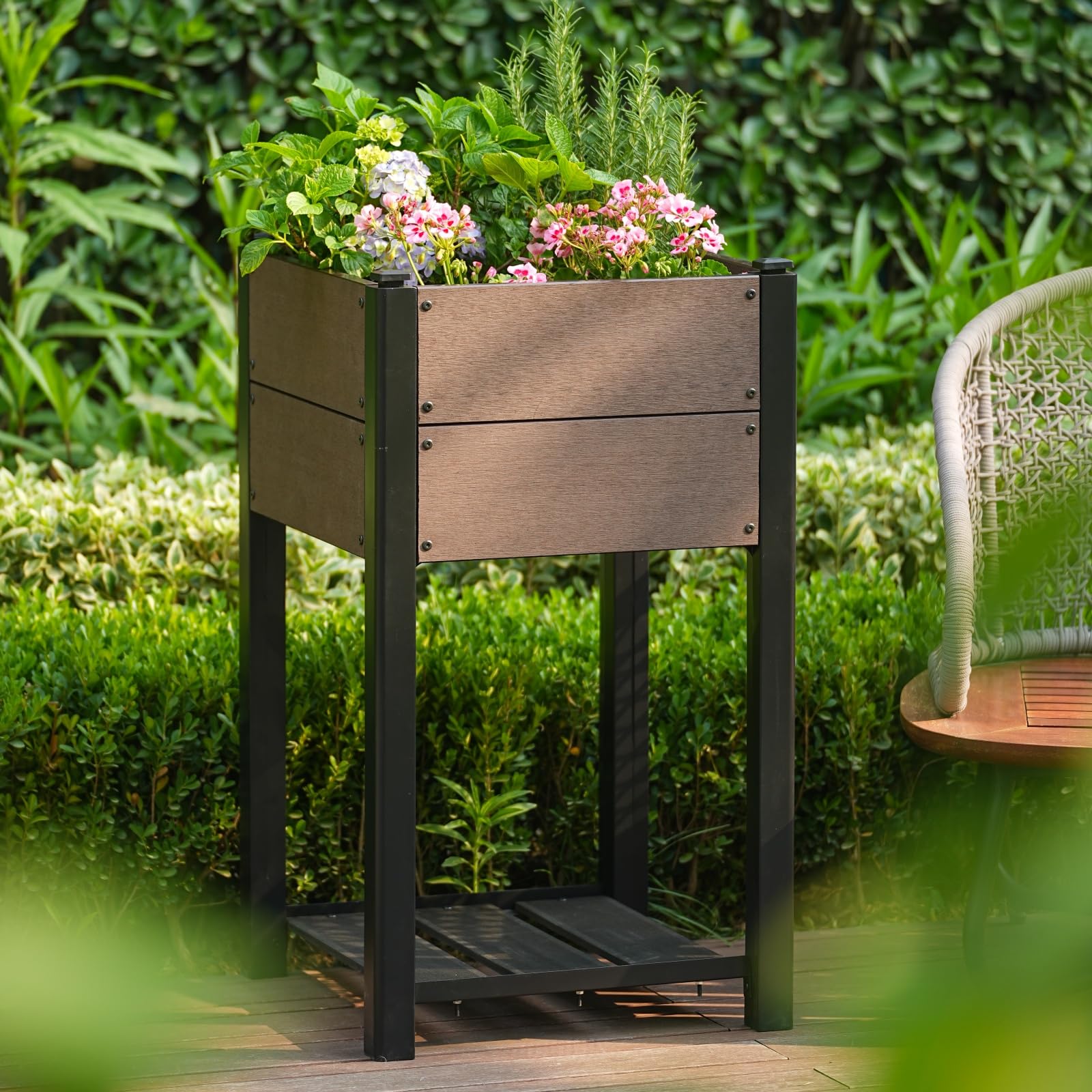 Bancal elevado de HDPE premium GARVEE