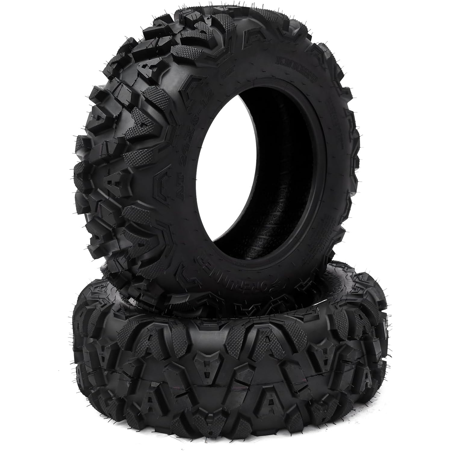 Juego de 2 Neumáticos ATV/UTV 22x10-10, Llantas Todoterreno de 6 Capas (6PR), Neumáticos Tubeless para Quad y Buggy, Diseño de Tracción para Barro, Arena, Nieve y Rocas, Garvee AT22x10-10