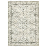 Garvee Alfombra Bohemia 160x230 cm Lavable de Imitación Cachemira Alfombra Antideslizante y Suave para Sala Comedor y Dormitorio Beige Verde y Rosa - Beige