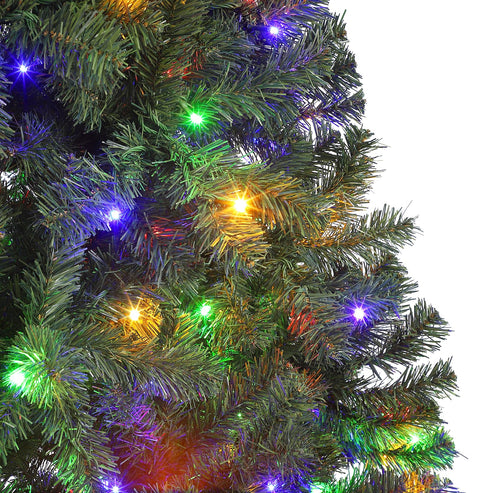 Luces LED preinstaladas en el árbol