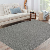 Garvee Teppich Moderno Lavable Poliéster Duradero Antideslizante Gris 120x170cm Para Salón Y Dormitorio - Tono Gris