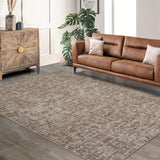 Garvee Alfombra De Salón De Pelo Corto Antideslizante Marrón 160x230 Cm Poliéster Apta Para Suelo Radiante Lavable - Marrón