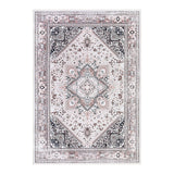 Garvee Alfombra Salón Rosa 120x170cm Lavable a Máquina Antideslizante Suave Efecto Cachemira para Dormitorio Infantil y Estudio Persian Water Lily - Rosa