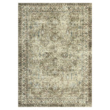 Garvee Alfombra Perlfleece 100% Poliéster Plegable Lavable Diseño Cuadros Irregulares Salón Cocina 160x230 cm Marrón - Marrón