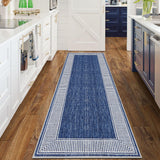 Garvee Tapis De Salon Lavable Antidérapant Ultra-Doux Pour Salon Chambre Appartement Plusieurs Tailles Tons Neutres - Azul