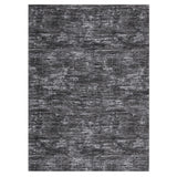 Garvee Alfombra área rectangular grande Garvee pelo bajo lavable alfombras modernas sala juegos dormitorio 160x230cm gris oscuro 100% poliéster 350gsm peso terciario 1200gsm total felpa perla TPR base plegable - Gris Oscuro