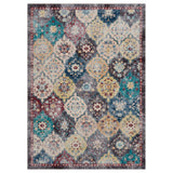 Garvee Alfombras Lavables Estampadas Grandes Antideslizantes De Pelo Corto Para Sala De Estar Dormitorio Comedor Cocina Diseño Vintage Desgastado - Vistoso