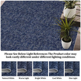 Garvee Alfombra Lavable Antideslizante Para Sala Y Dormitorio, 120x170cm, Azul, Moderno Abstracto - Matiz Azul