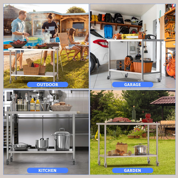 Mesa utilitaria multipropósito 60 pulgadas