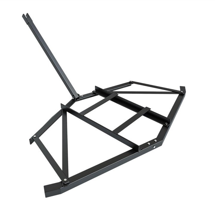 Garvee Rastrillo de Arrastre 168 cm para ATV y Tractor, Barras Ajustables, Acero Resistente, Nivelador de Camino para Jardín y Césped, Capacidad 45 kg