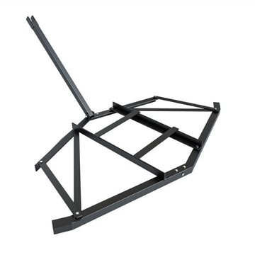 Garvee Rastrillo de Arrastre 168 cm para ATV y Tractor, Barras Ajustables, Acero Resistente, Nivelador de Camino para Jardín y Césped, Capacidad 45 kg