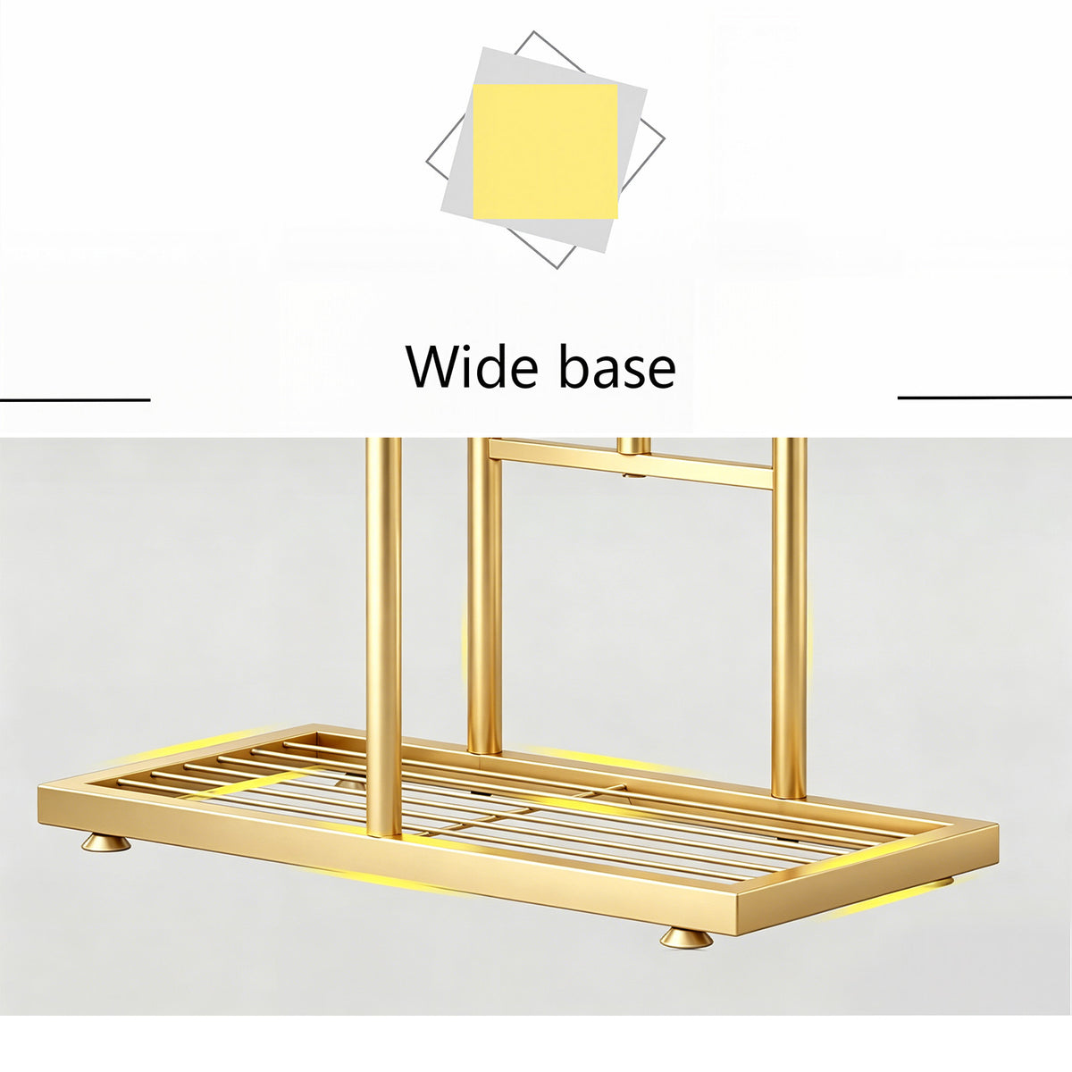 Garvee Soporte para Plantas de 6 Niveles en Metal, Estantería Compacta de Esquina para Macetas en Interior y Exterior, Dorado