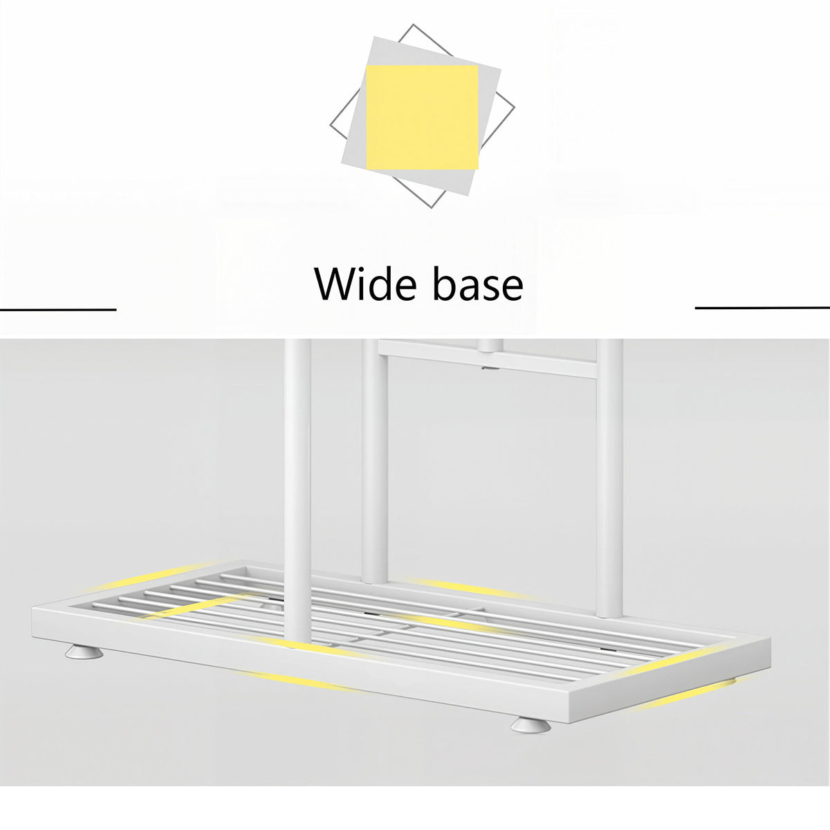 Garvee Estantería para Plantas de 6 Niveles en Metal, Soporte Multicapa de Esquina para 7 Macetas en Interior y Exterior, Blanco