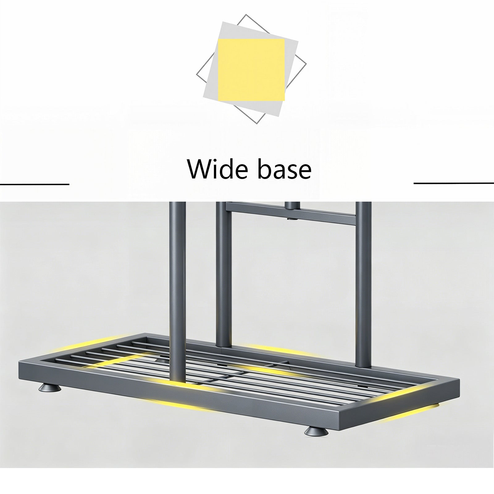 Garvee Estantería para Plantas de Metal con 6 Niveles, Soporte de Esquina Compacto para Macetas en Jardín y Salón, Gris Oscuro Plateado