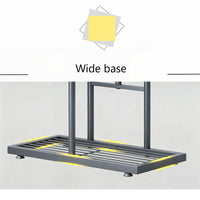 Garvee Estantería para Plantas de Metal con 6 Niveles, Soporte de Esquina Compacto para Macetas en Jardín y Salón, Gris Oscuro Plateado
