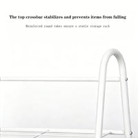 Garvee Soporte para Plantas Metálico de 3 Niveles, Estantería de Escalera Multifuncional para Interior y Exterior 63x31x69 cm Blanco