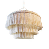 Garvee Pantalla Colgante Lámpara Macramé Estilo Bohemio Decoración Hogar Dormitorio Sala Estar