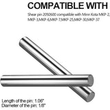 Garvee Pasadores de motor de acero inoxidable para motor - juego de 4 piezas - compatible con MKP-2 a MKP-37 - reparación náutica - resistente y duradero - 4 Piezas