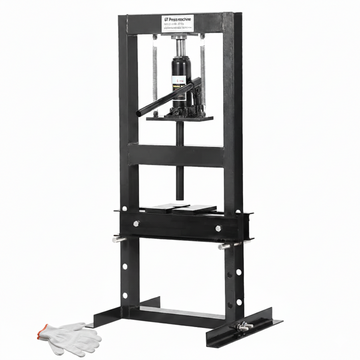 Garvee Prensa Hidráulica de Taller H Frame 6 Toneladas, Placas Ajustables, Acero Carbono, Uso Profesional, Resistente y Precisa