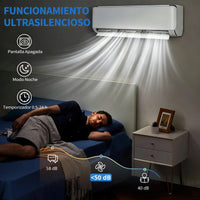 Garvee Aire Acondicionado Split AUX 9000 BTU, A++ R32, Control WiFi, Sistema de Climatización Inteligente para Hogar