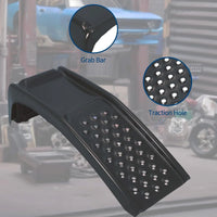 Garvee Juego de Rampas de Elevación para Coche 4 Toneladas de Acero Resistente y Antideslizante para Taller y Garaje