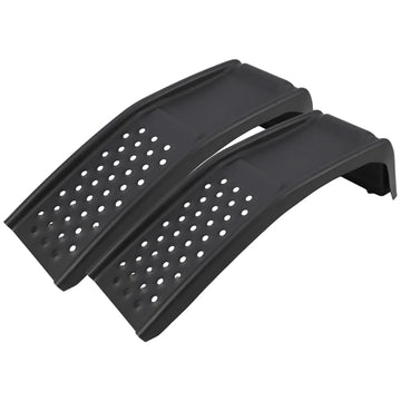 Garvee Juego de Rampas de Elevación para Coche 4 Toneladas de Acero Resistente y Antideslizante para Taller y Garaje