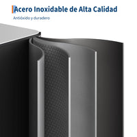 Garvee Basurero de Cocina de 3 Compartimentos, Contenedor de Reciclaje Blanco de 45L con Cierre Suave Silencioso y Cubos Interiores Extraíbles