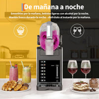 Garvee Máquina de Granizados y Sorbete 1,9L - Granizadora Doméstica Profesional de 5 Programas para Cocina, Fiestas y Cócteles - Preparación Rápida RapidChill