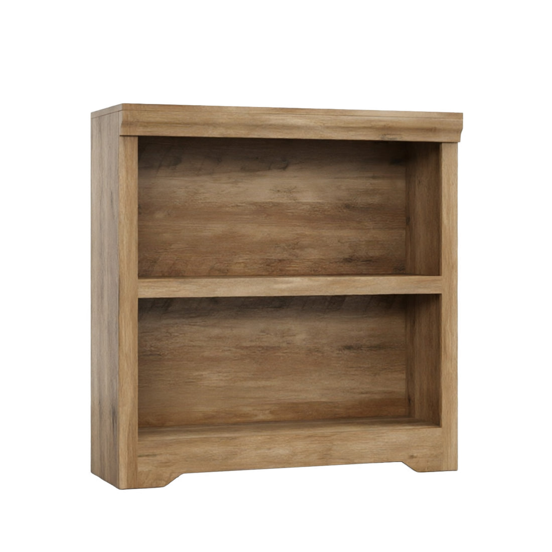 Garvee Estantería de Almacenamiento de MDF de 2 Niveles sin Puertas con Estantes Ajustables para Hogar y Oficina Madera