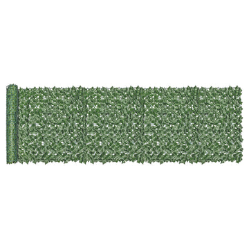 Garvee Pantalla Decorativa de Privacidad en Hiedra Artificial Resistente a la Intemperie para Exterior y Balcon, 1x3 Metros Verde