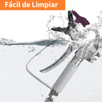 Garvee Pulverizador de Pintura 1010 W Máquinas Pintura Airless 1,5 L/min Pistola de Pulverización Eléctrica sin Aire Presión Máxima 227 Bar con Boquilla 515 y Varilla de Extensión para Pared, Mueble, Exterior, Interior