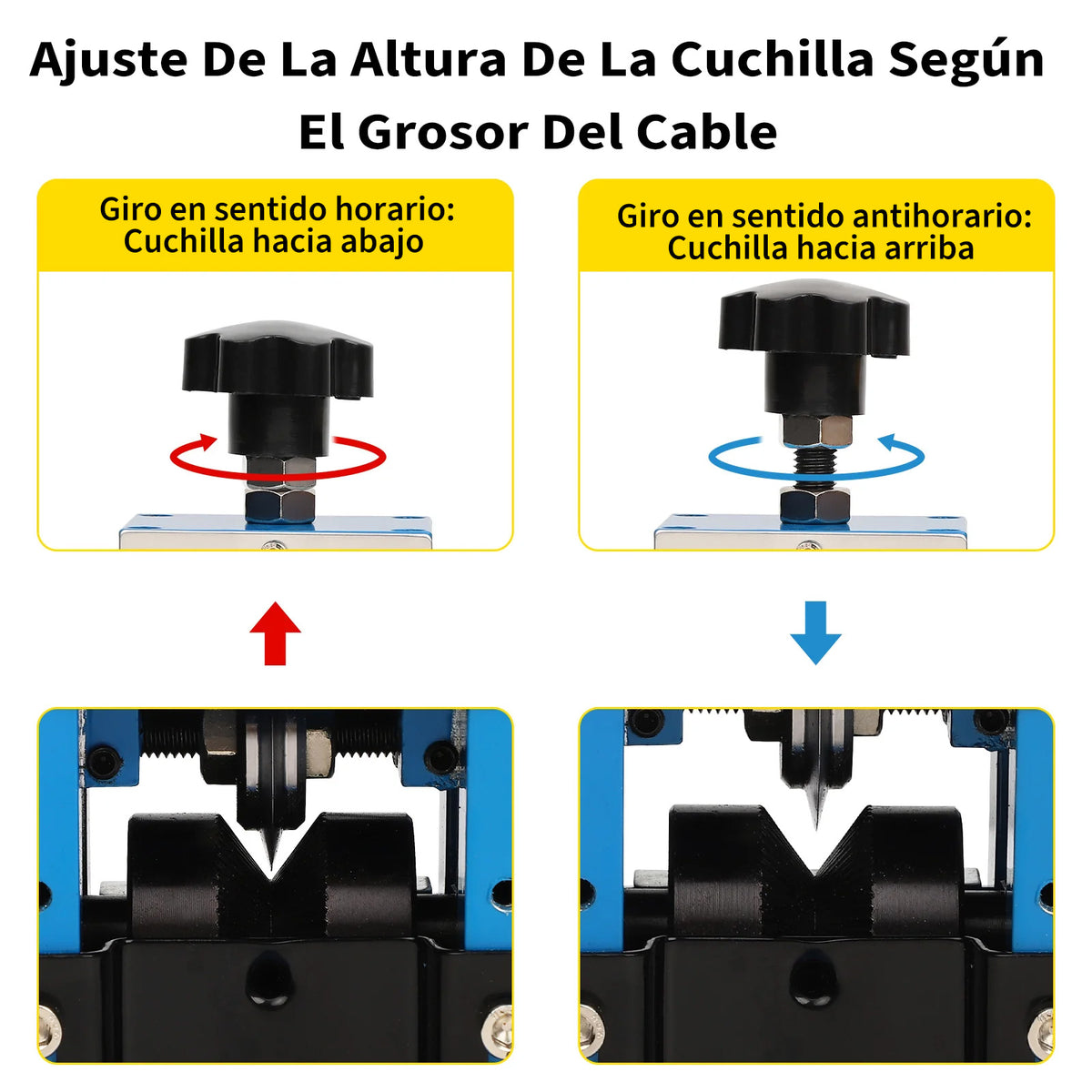 Garvee Máquina de Pelacables para Reciclaje de Cobre 1,5-25 mm Pelacables Eléctrico Automático 18 m/min de Aleación de Aluminio con Cuchilla de Acero Uso Profesional