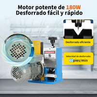 Garvee Máquina de Pelacables para Reciclaje de Cobre 1,5-25 mm Pelacables Eléctrico Automático 18 m/min de Aleación de Aluminio con Cuchilla de Acero Uso Profesional