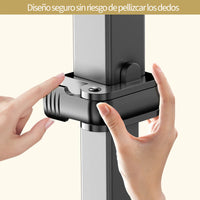 Garvee Pabellón de Jardín Plegable de 2,2 x 2,2 m con Laterales Desmontables, Tela Oxford Impermeable y Protección UV, Montaje One-Touch, Beige