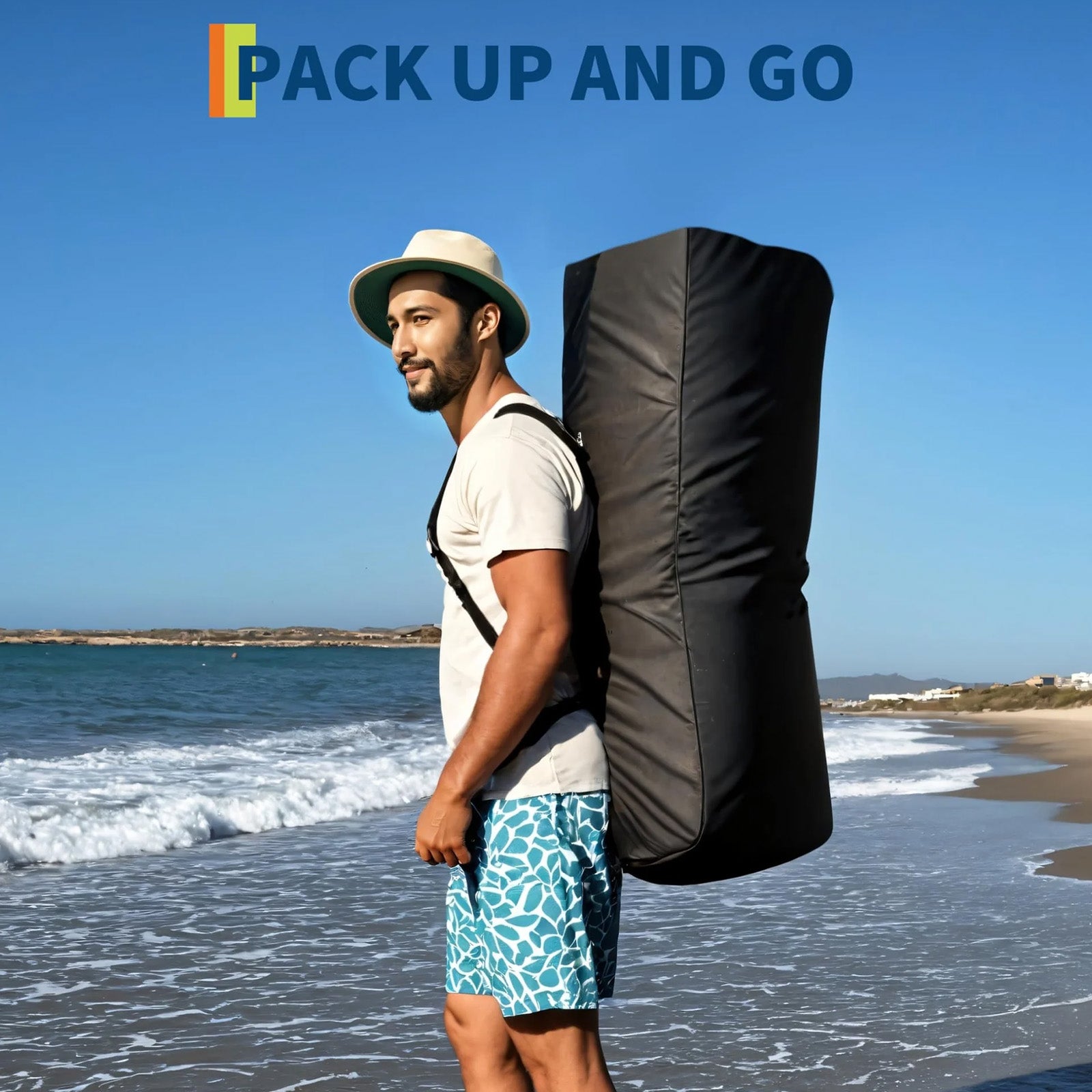 Garvee Tabla de Paddle Inflable 320 cm con Accesorios Premium para Yoga y Pesca, 81 cm / 86 cm Ancho, Color Ligero y Resistente