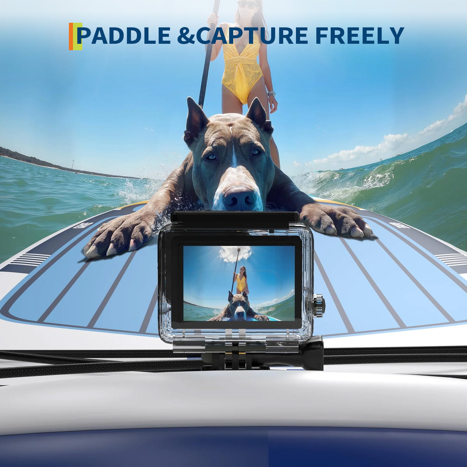 Garvee Tabla de Paddle Inflable 320 cm con Accesorios Premium para Yoga y Pesca, 81 cm / 86 cm Ancho, Color Ligero y Resistente