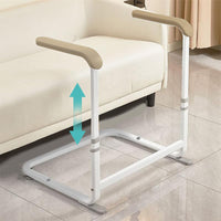 Garvee Asistencia para Movilidad Sofá Acero Carbono 6 Alturas Regulables Antideslizante Instalación Sencilla Hogares Mayores Marrón