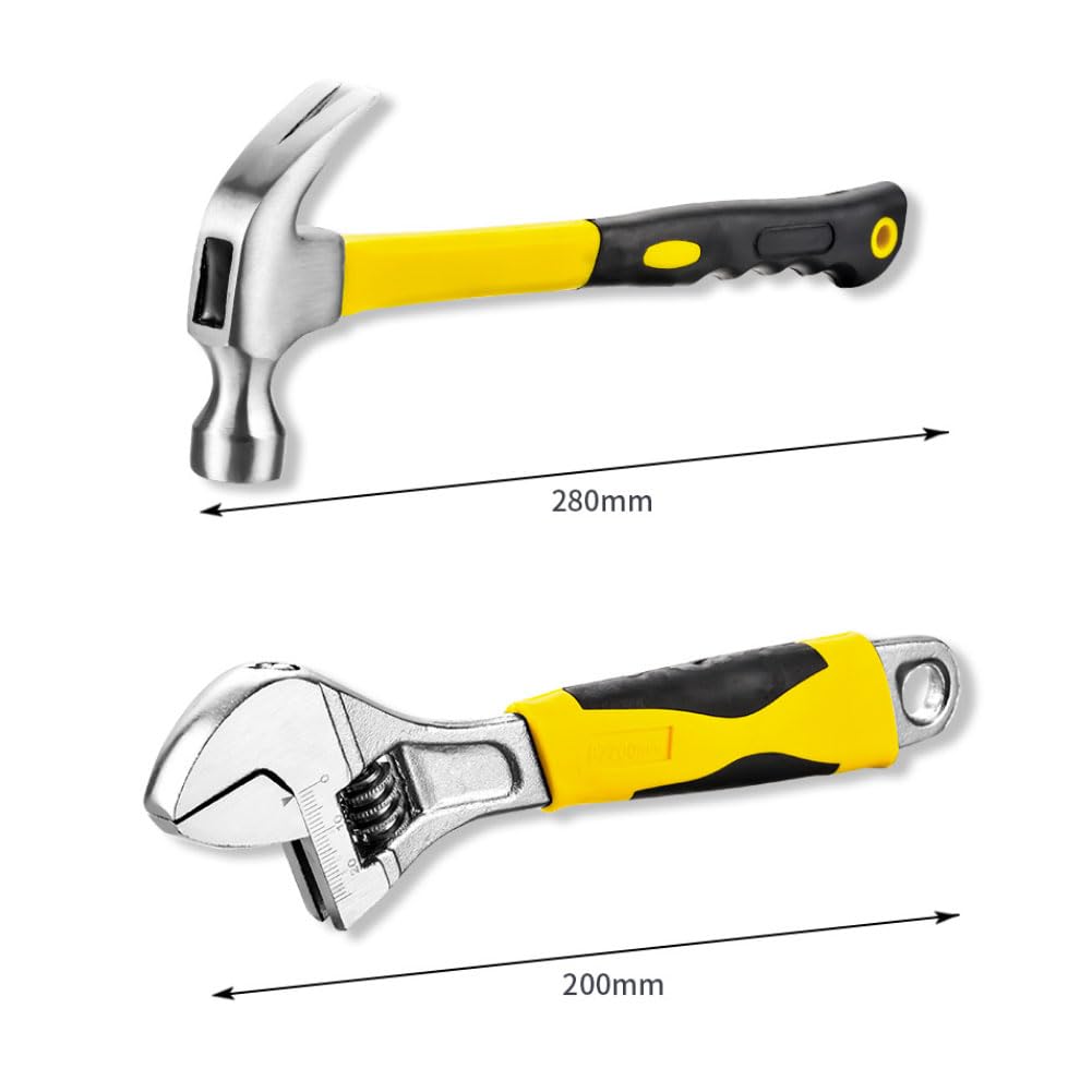 Garvee Juego De Herramientas Manuales 108 Piezas - Llave De Vaso, Destornillador - Uso Doméstico, Reparaciones - Acero Resistente, Bolsa De Transporte