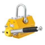Garvee Elevador Magnético Pesado Industrial N42 - 1996kg, Acero, Mango de Goma Seguro, Para Transporte - Amarillo